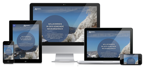 Responsive Web der Gemeinde Neckargerach